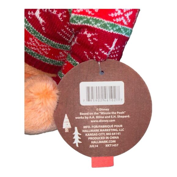 Hallmark Disney Cozy Sweater Tigger Plush 9" Winnie The Pooh Stuffed Animal Toy - Picture 7 of 7